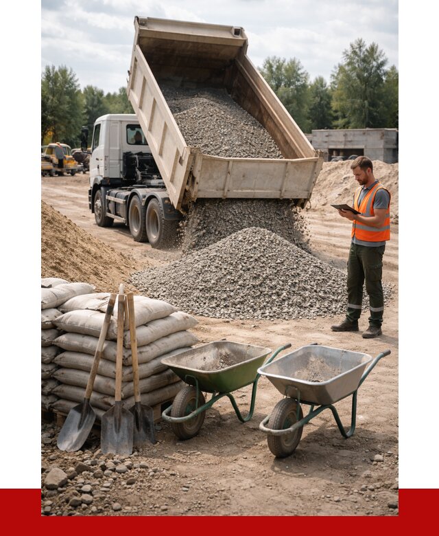 Доставка нерудных материалов в Бийске от 1246 руб. | ПРОНЕРУДБск