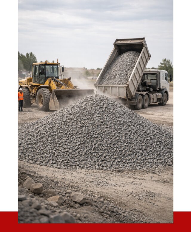 Купить щебень с доставкой в Бийске от 2597 руб. | ПРОНЕРУДБск