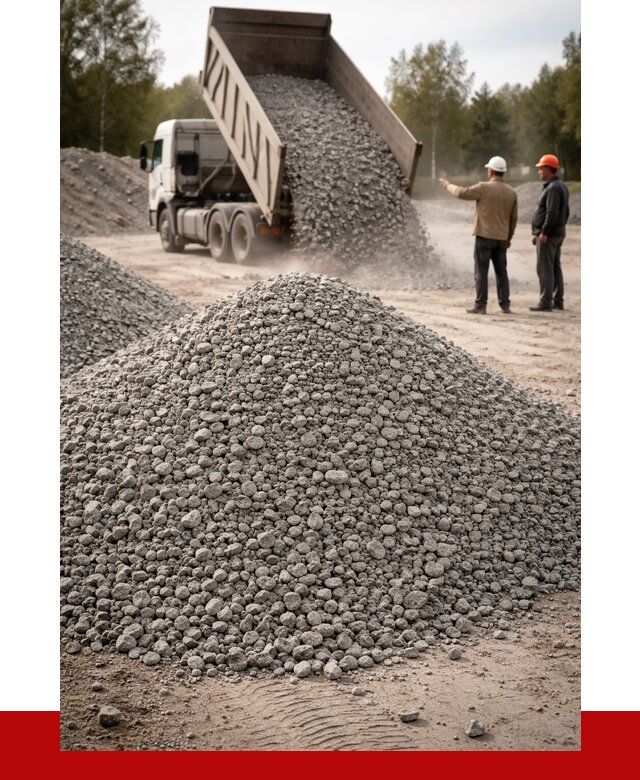 Гранитный щебень фракция 0-5 в Бийске от 3012 руб ПРОНЕРУДБск