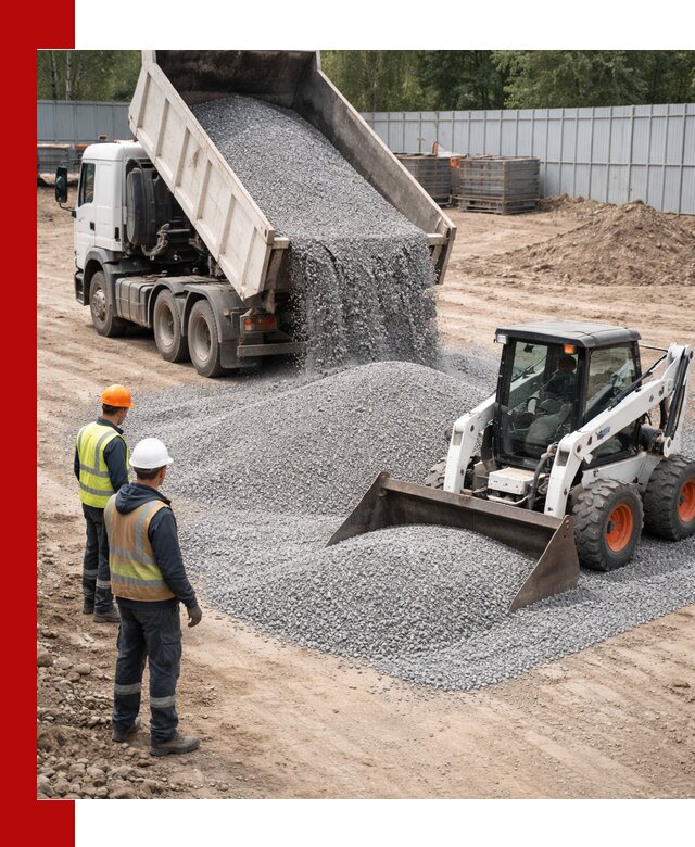 Доставка и продажа гранитного щебня фракции 0-5 в Бийске