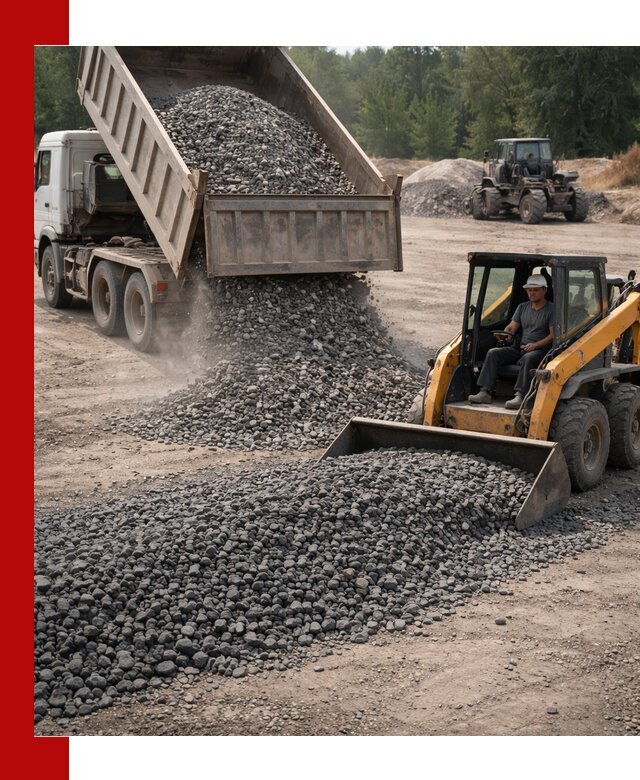 Гранитный щебень фракция 40-70 с доставкой в Бийске