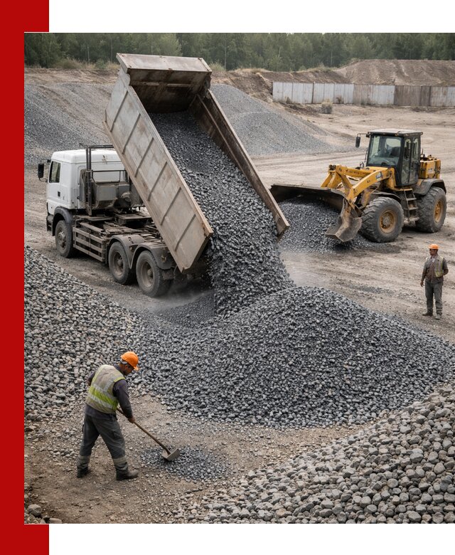 Щебень габбро-диабаз фр. 5-20 с доставкой в Бийске