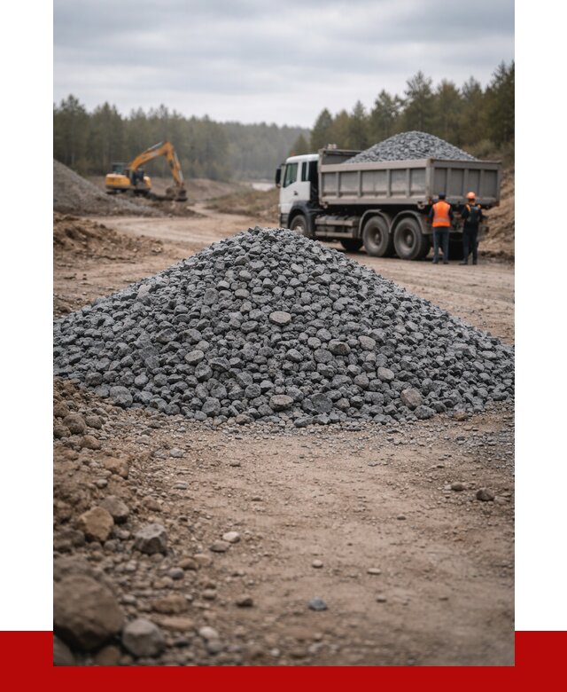 Щебень габбро диабаз фракция 40-70 в Бийске от 2285 р-ПРОНЕРУДБск