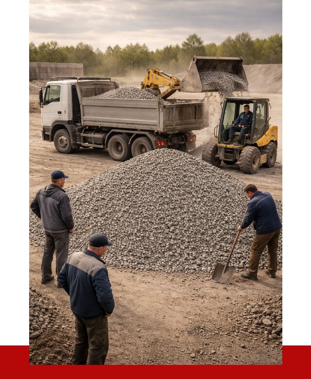Гравийный щебень фракция 5-20 в Бийске от 2493 р. ПРОНЕРУДБск