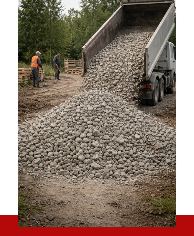 гравийный щебень фракция 70-120 в Бийске от 2545 р. ПРОНЕРУДБск