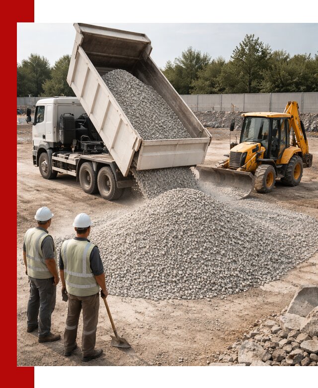 Купить известняковый щебень фракции 5–10 мм с доставкой в Бийске