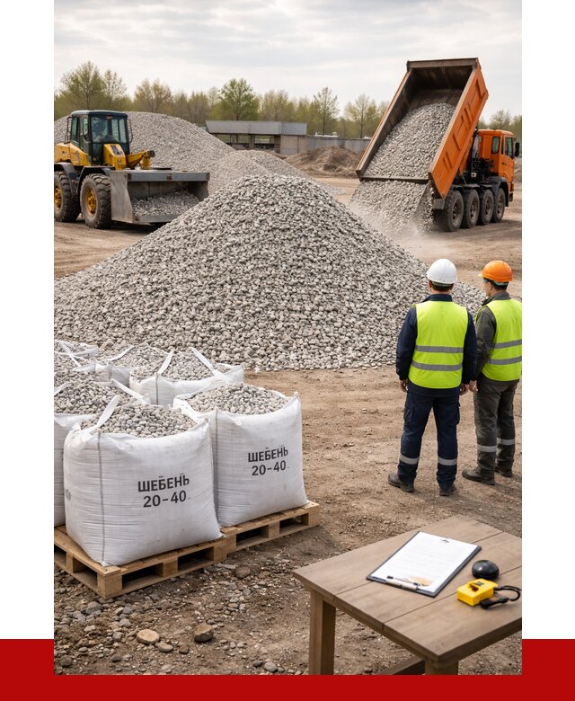 Известняковый щебень 20-40 в Бийске от 2181 р. ПРОНЕРУДБск