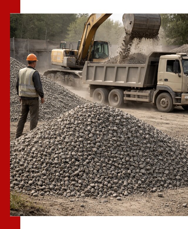 Шлаковый щебень фракция 5-20 с доставкой в Бийске