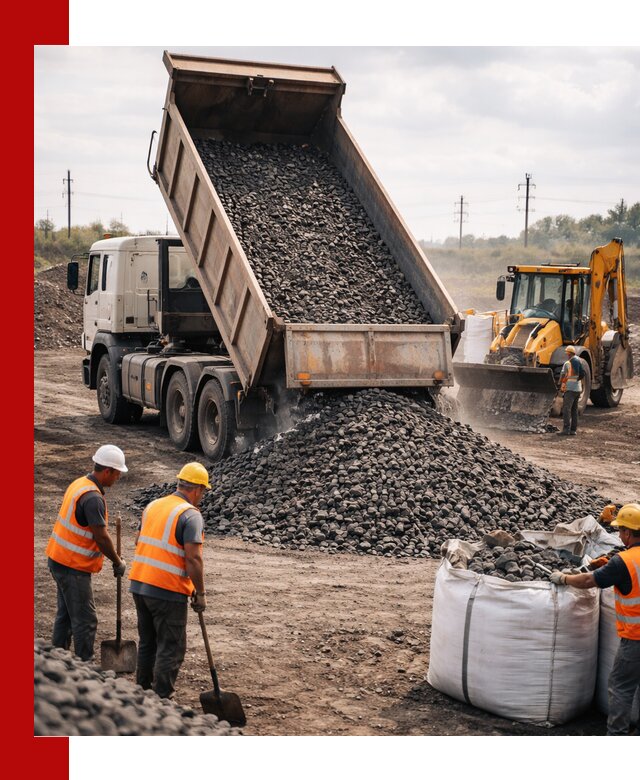 Шлаковый щебень фракция 40-70 с доставкой в Бийске