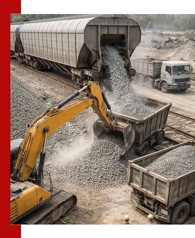 Доставка железнодорожного щебня в Бийске крупными партиями быстрого отгруза