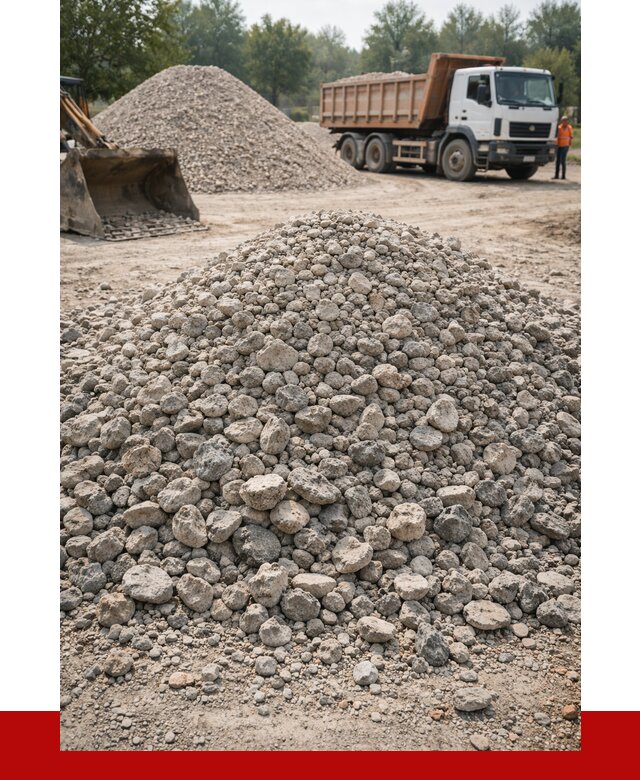 Вторичный щебень фракция 20-40 в Бийске от 2285 р ПРОНЕРУДБск