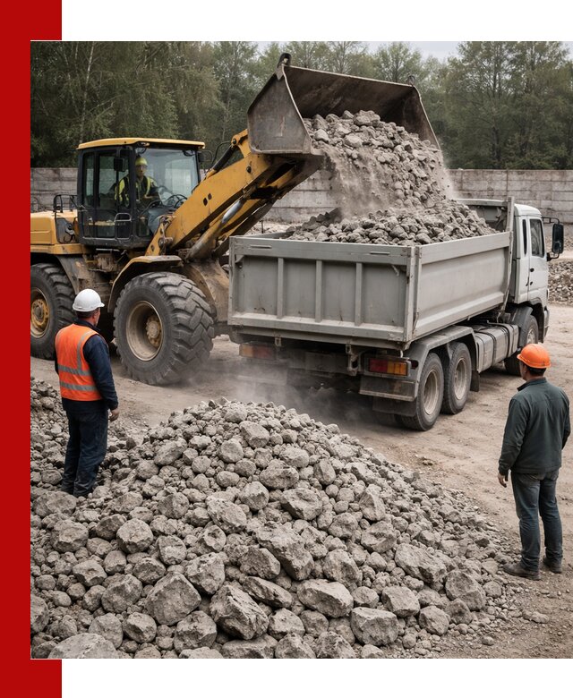 Вторичный щебень фракция 70–150 в Бийске с доставкой