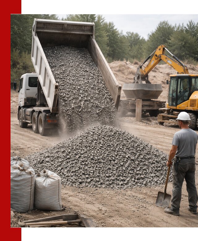 Доставка и продажа бетонного щебня в Бийске