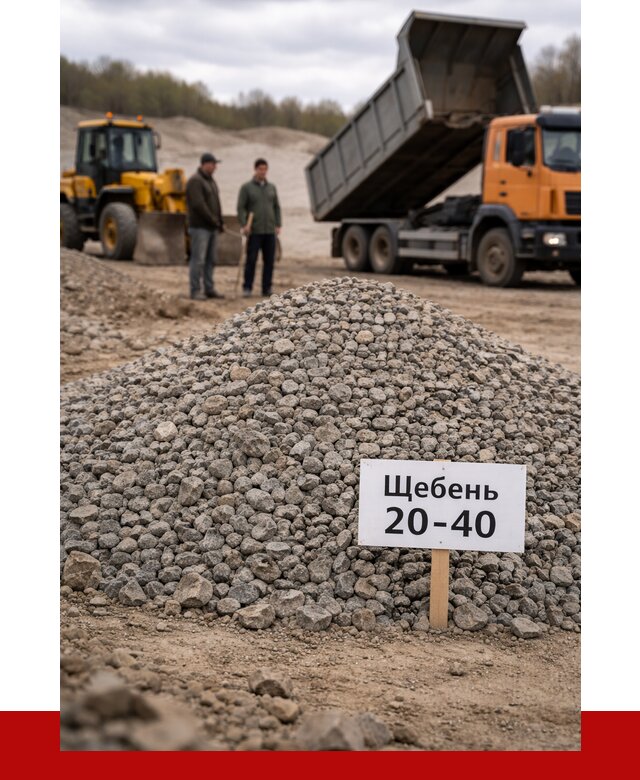 Бетонный щебень фракция 20-40 в Бийске от 2545 р. | ПРОНЕРУДБск