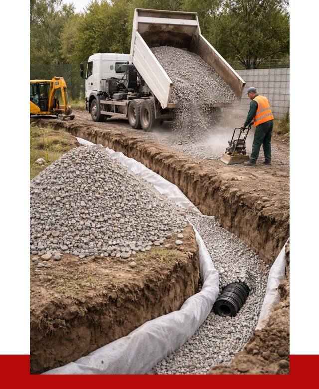 Щебень для дренажа в Бийске от 1922 р., ПРОНЕРУДБск доставка