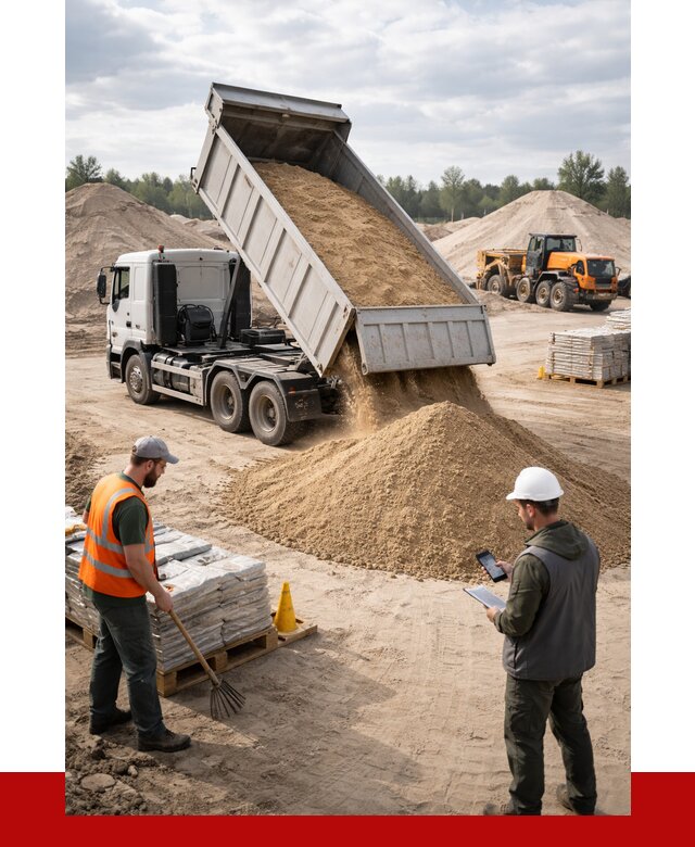 Карьерный песок с доставкой в Бийске от 3739 р. ПРОНЕРУДБск