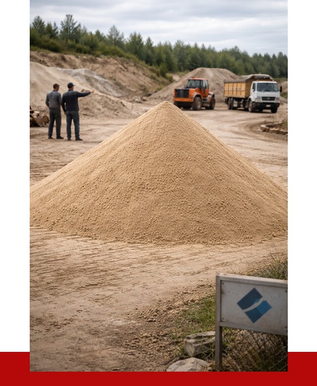 Карьерный песок навалом в Бийске от 1870 р. | ПРОНЕРУДБск