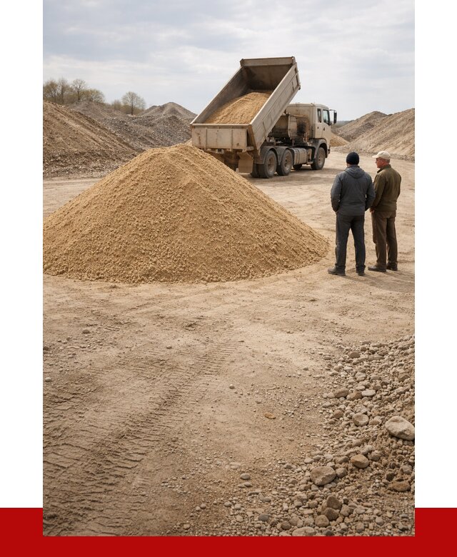 Карьерный песок крупнозернистый в Бийске от 8829 р | ПРОНЕРУДБск