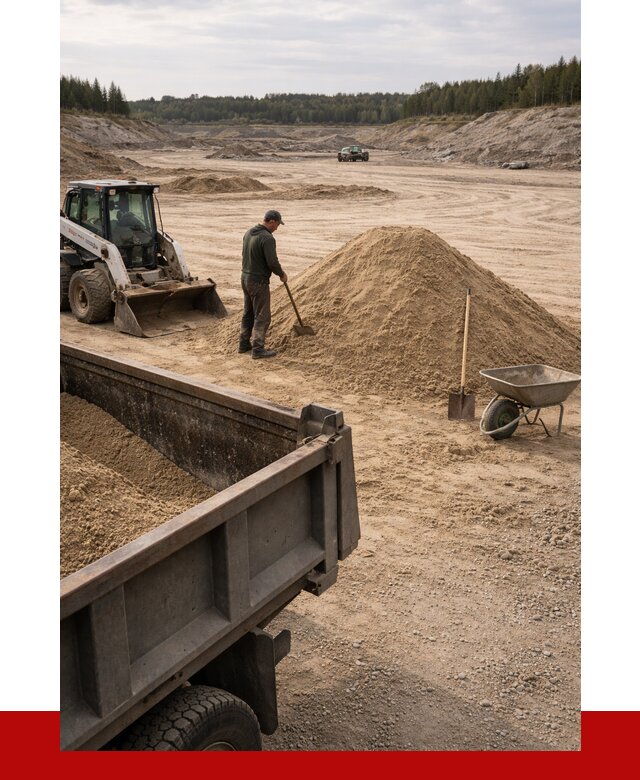 Карьерный песок среднезернистый в Бийске, от 2285 р. ПРОНЕРУДБск