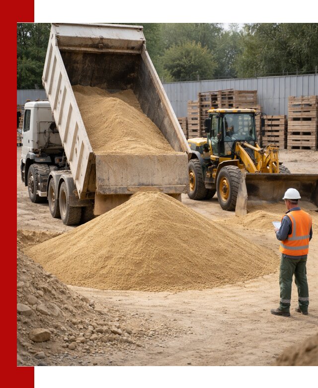 Доставка карьерного мелкозернистого песка в Бийске