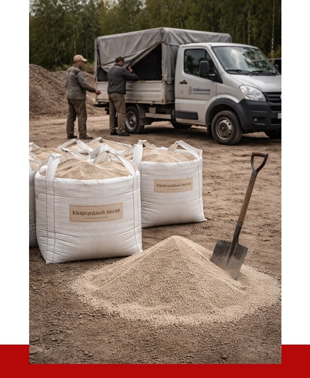 Кварцевый песок для пескоструя в Бийске от 4674 р. | ПРОНЕРУДБск