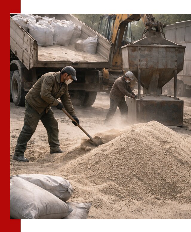 Кварцевый песок для пескоструя в Бийске — доставка и качество