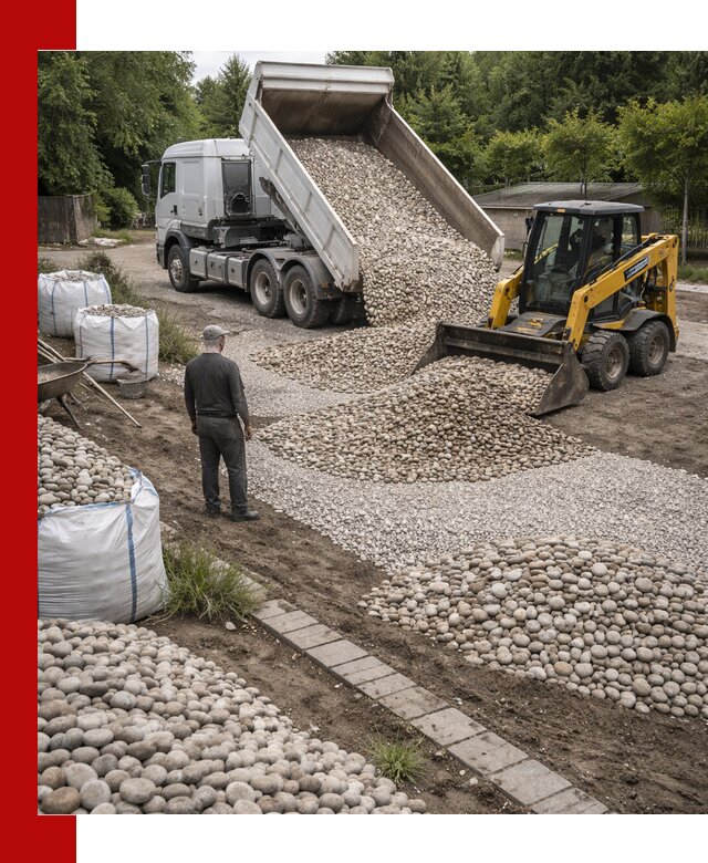 Доставка морской гальки оптом и в розницу в Бийске