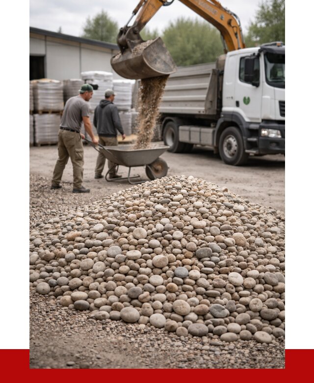 Галька декоративная в Бийске от 3324 р. за куб | ПРОНЕРУДБск