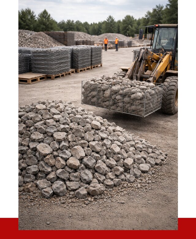 Камень для габионов фракция 70-150 в Бийске от 4363 р. | ПРОНЕРУДБск