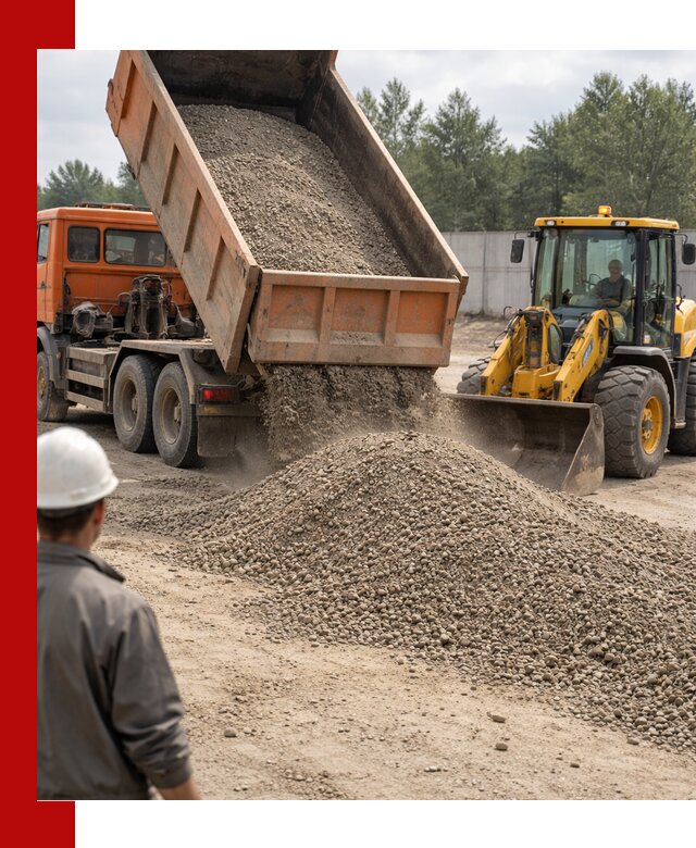 Доставка щпс С8 самосвалами в Бийске от производителя