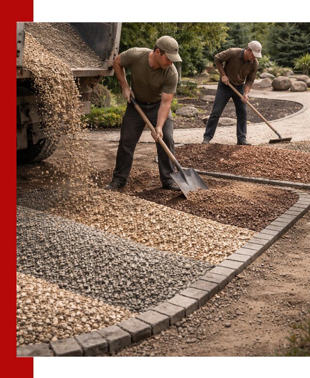 Декоративная крошка для ландшафта в Бийске — продажа и доставка