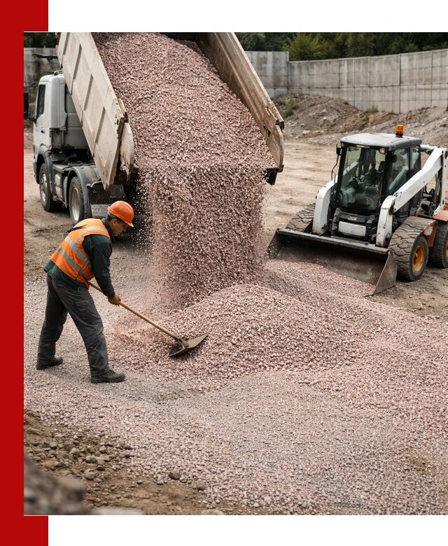 Крошка розовый гранит с доставкой в Бийске от производителя