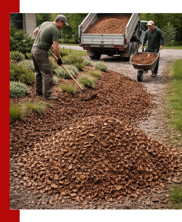 Крошка для мульчирования с доставкой в Бийске