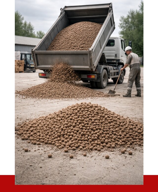 Керамзит с доставкой в Бийске от 4363 р. за м3 | ПРОНЕРУДБск