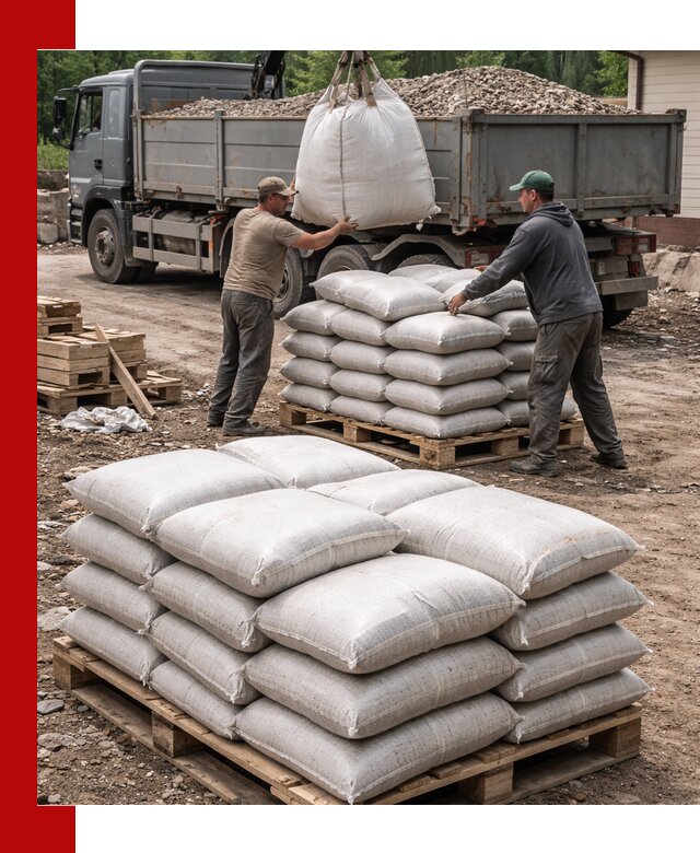 Керамзит в мешках с доставкой в Бийске от компании-поставщика