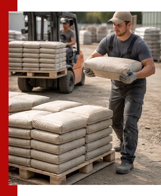 Доставка цемента в мешках оптом и в розницу в Бийске