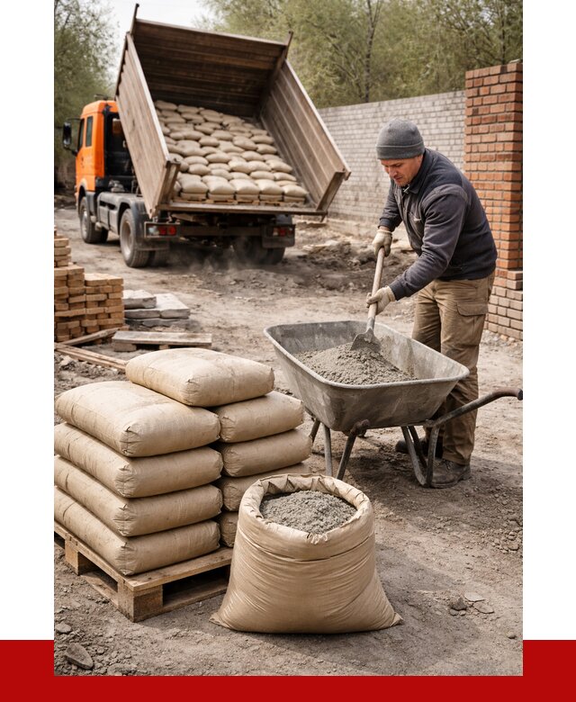 Купить сухую смесь для кладки в Бийске от 1246 р. | ПРОНЕРУДБск