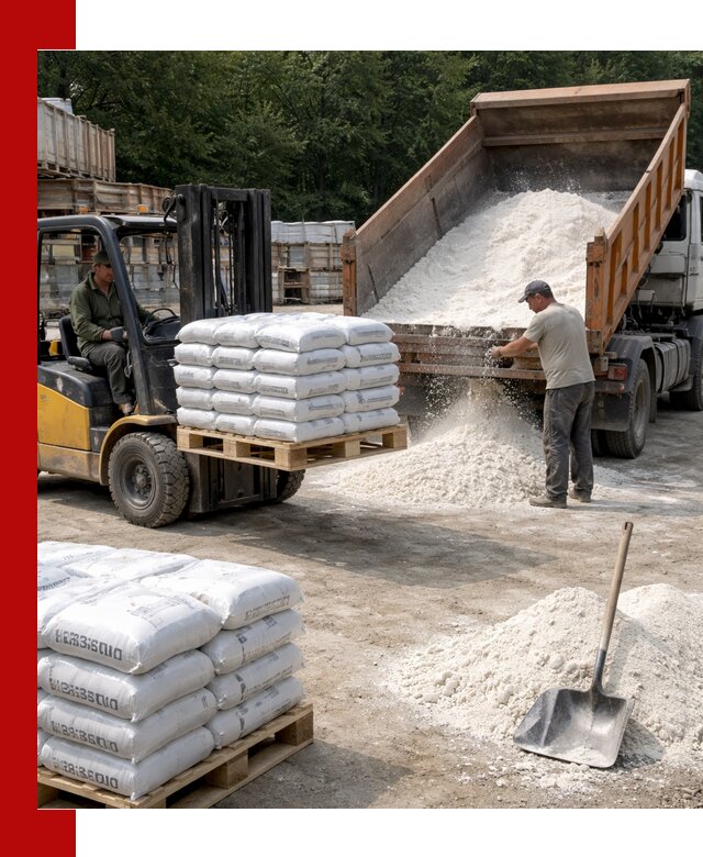 Доставка строительной извести оптом и в розницу в Бийске