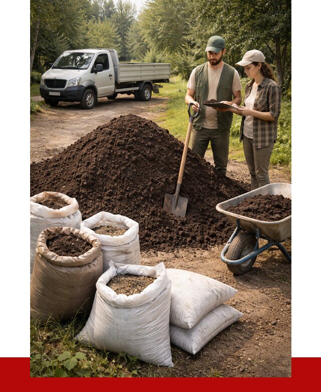 Купить грунт с доставкой в Бийске от 4674 р. за м3 | ПРОНЕРУДБск