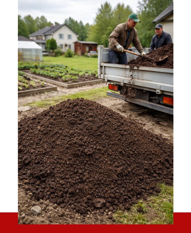 Плодородный грунт в Бийске с доставкой от 4363 р. | ПРОНЕРУДБск