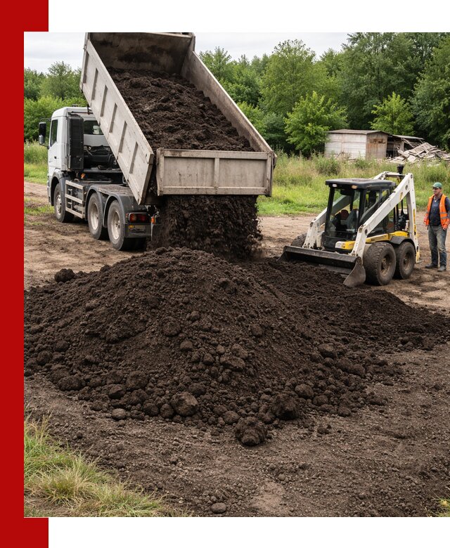 Поставка плодородной земли с доставкой самосвалом в Бийске