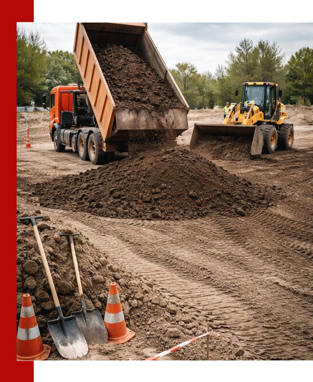 Поставка и доставка планировочного грунта в Бийске