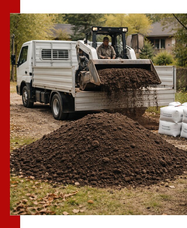 Доставка садовой земли в больших объёмах в Бийске