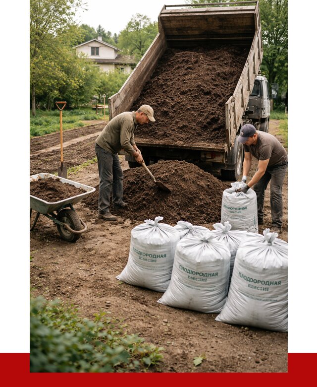 Плодородная смесь в Бийске от 4363 р./куб с доставкой | ПРОНЕРУДБск