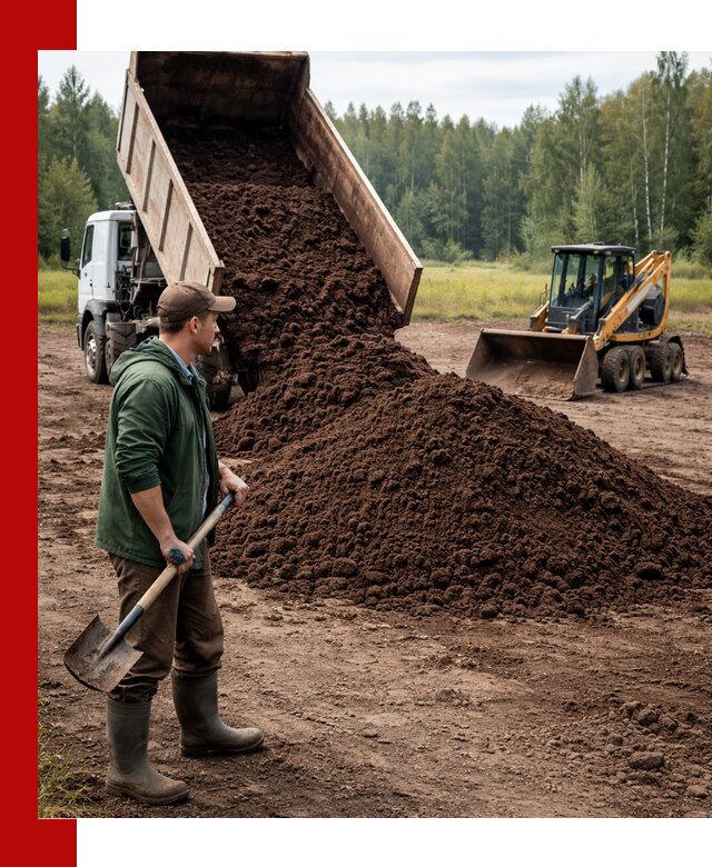 Купить верховой торф с доставкой в Бийске для садоводства и растений