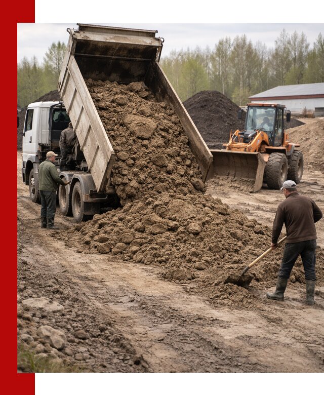 Доставка глин и суглинков в Бийске оптом и вкрай