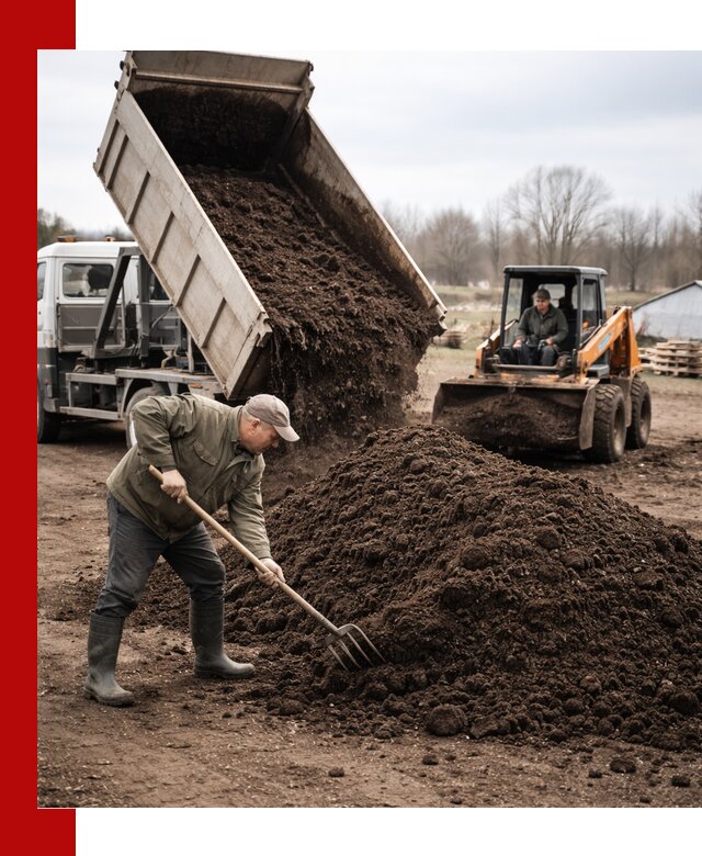 Доставка и продажа перегноя в Бийске быстро и дешево
