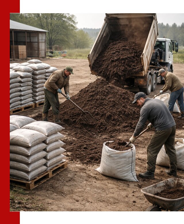 Доставка компоста оптом и в розницу в Бийске