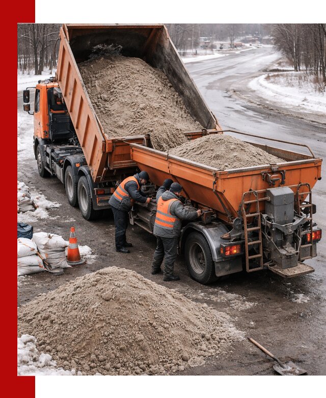 Поставка и вывоз пескосоля в Бийске оптом и в розницу