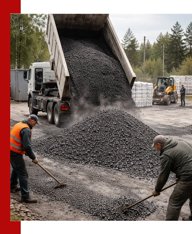Доставка и продажа асфальтного гранулята в Бийске